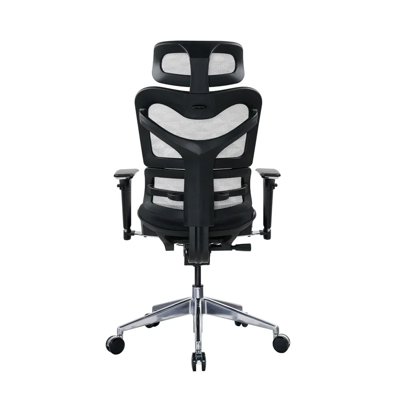 RFG Ergonomic chair TECH@GAMES, black seat, black-white backrest