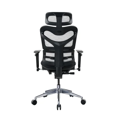 RFG Ergonomic chair TECH@GAMES, black seat, black-white backrest