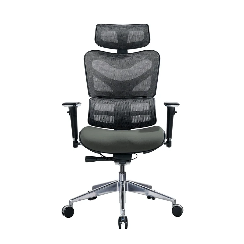 Ергономичен стол RFG TECH@GAMES, Multi-function механизъм, до 250 kg, сив
