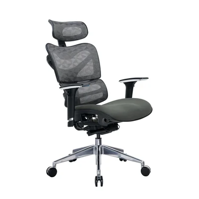 Ергономичен стол RFG TECH@GAMES, Multi-function механизъм, до 250 kg, сив