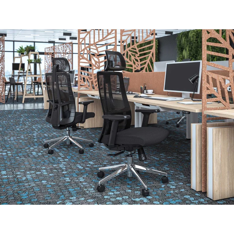 RFG Ergonomic chair Artur HB, black seat, black backrest