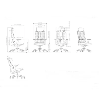 RFG Ergonomic Chair Tech@Vision, black