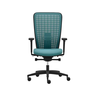 Rim Ergonomic Chair Space SP1522, turquoise, assembled sample