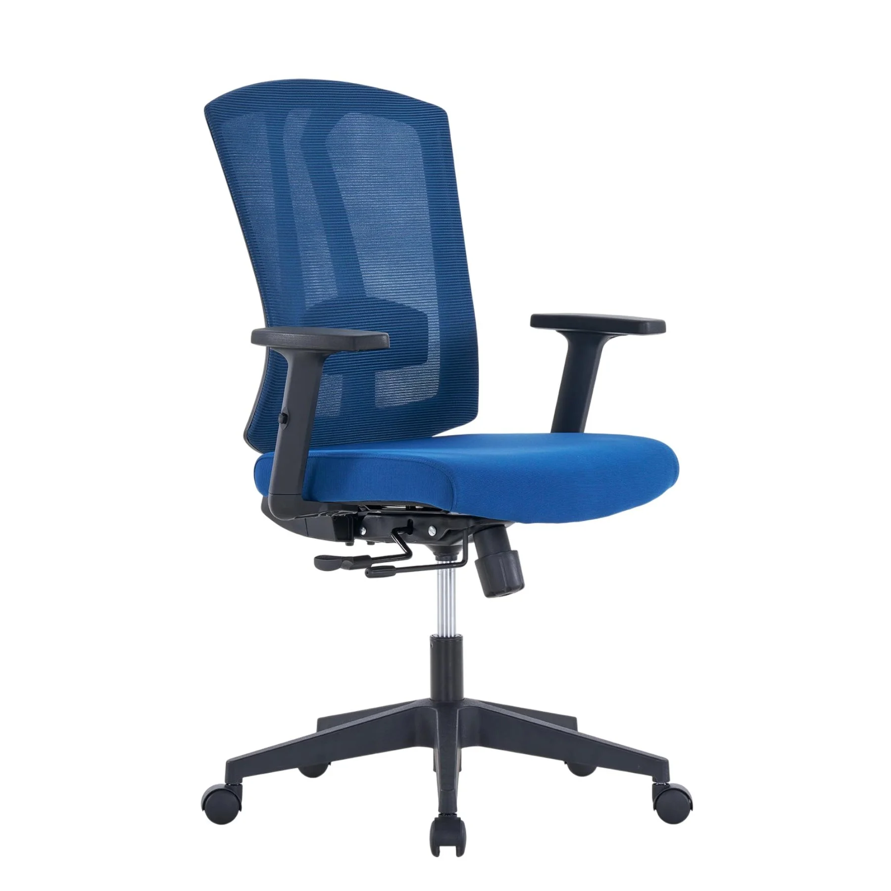 Ergonomic office chair RFG Primo W, fabric & mesh, multi-function mechanism, up to 120 kg, blue