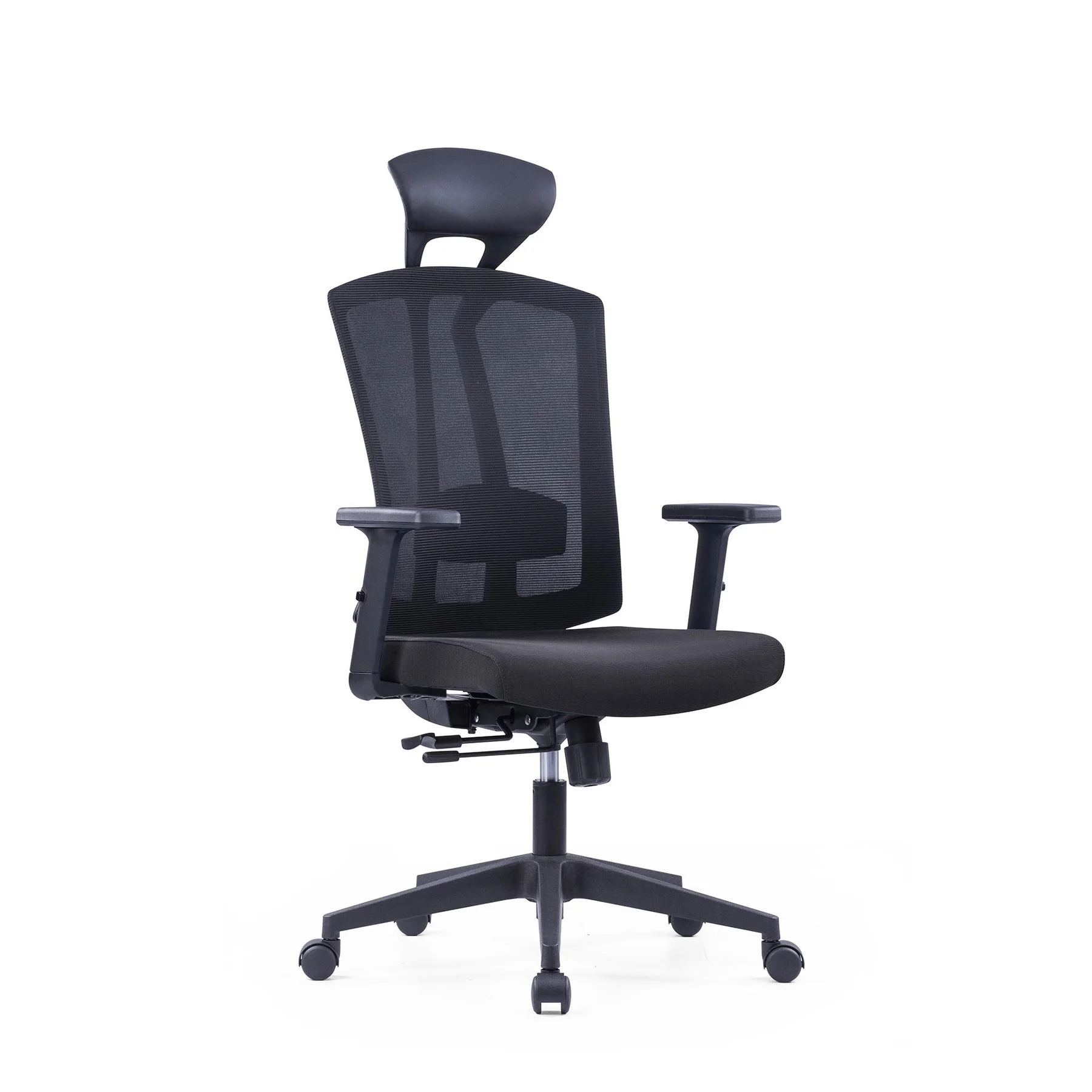 Ergonomic office chair RFG Primo HB, fabric & mesh, up to 130 kg, black