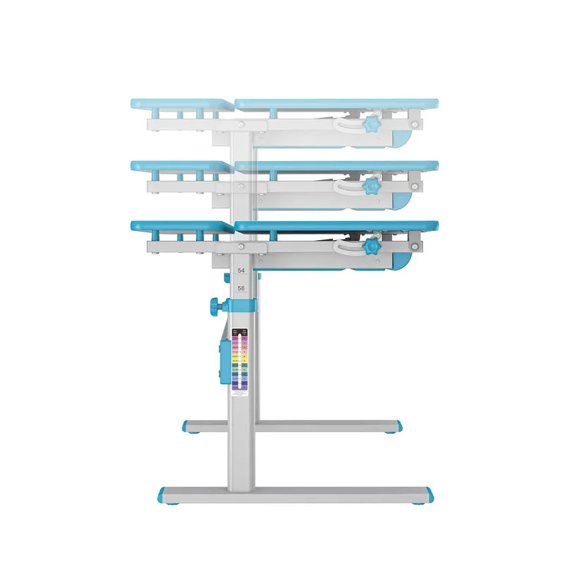 RFG Height-adjustable Desk Ergo Kids, children, 800 x 660 x 540–760 mm, blue