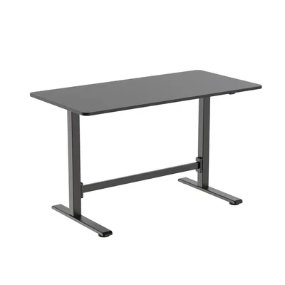 Desk RFG Axis, height-adjustable, 1200 ? 600 ? 700–1150 mm, chipboard 16 mm, black