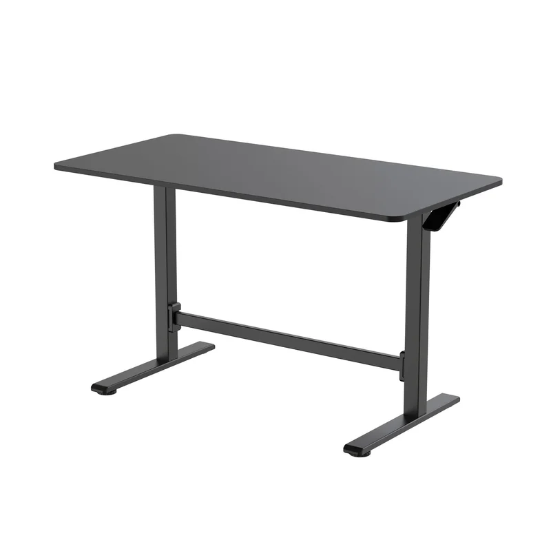 Desk RFG Axis, height-adjustable, 1200 ? 600 ? 700–1150 mm, chipboard 16 mm, black