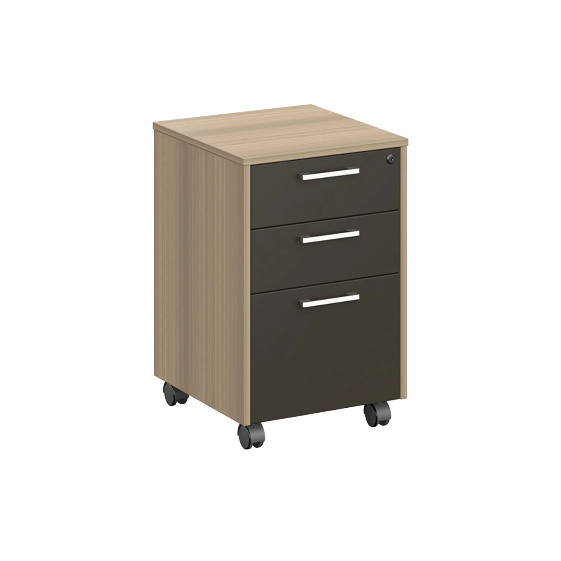 RFG Container Milano, 400 x 420 x 620 mm, light oak and dark grey
