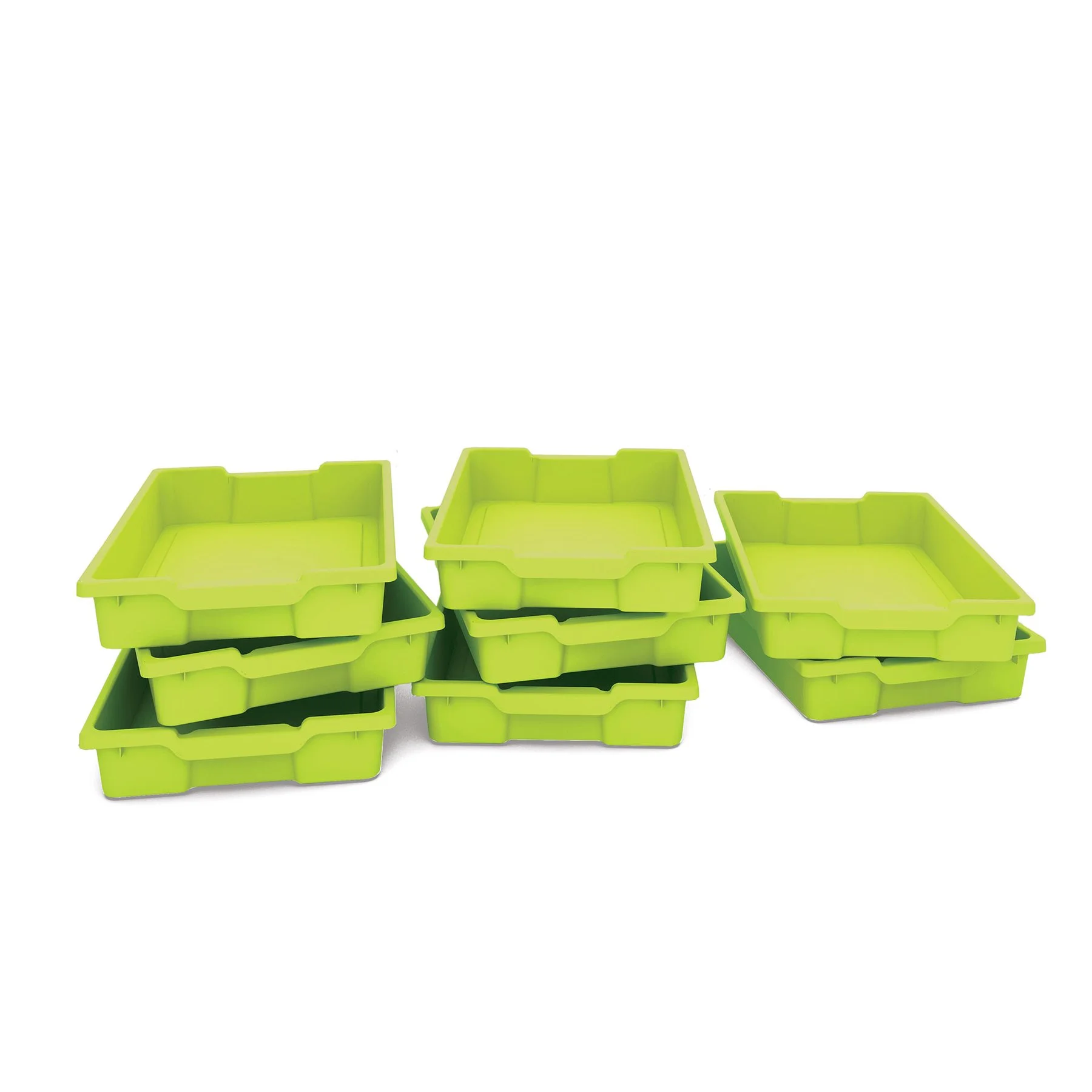 Nowa Szkola Tray, Plastic, Green, 8 pcs