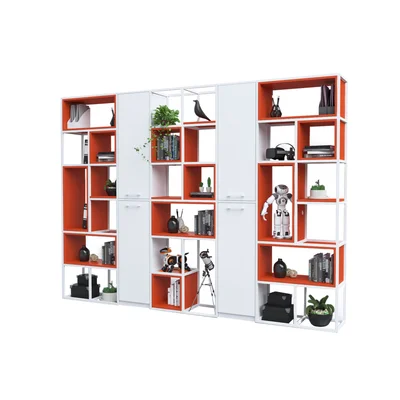Стелаж RFG Boxi S, метален, 720 х 370 х 2120 mm, бял