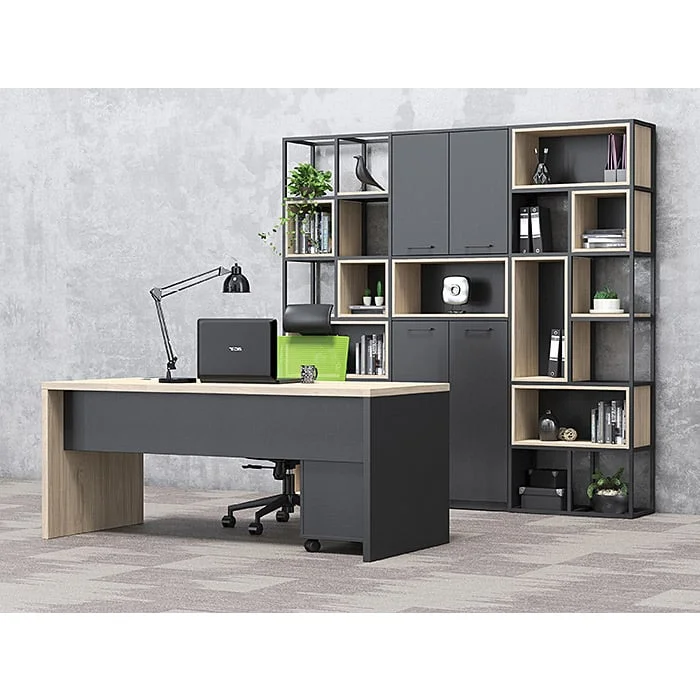 RFG Shelving Boxi M, metal, 720 x 370 x 2120 mm, black