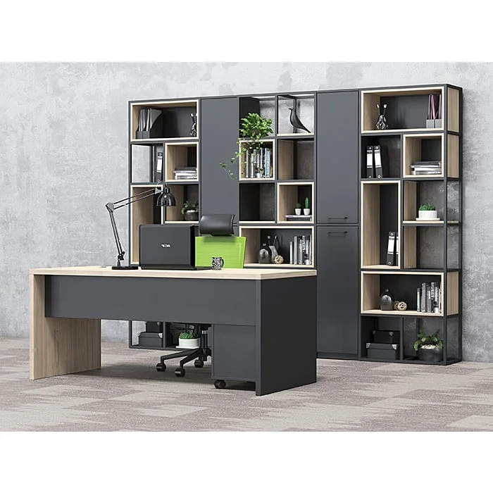 RFG Shelving Boxi M, metal, 720 x 370 x 2120 mm, black