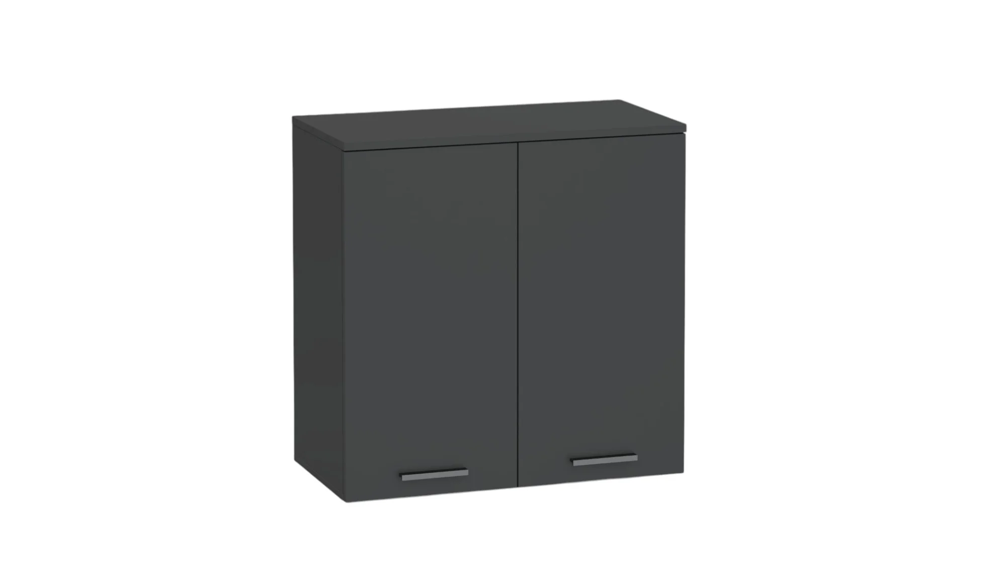 RFG Cabinet Boxi, double, with two doors, top, 720 x 370 x 721 mm, black
