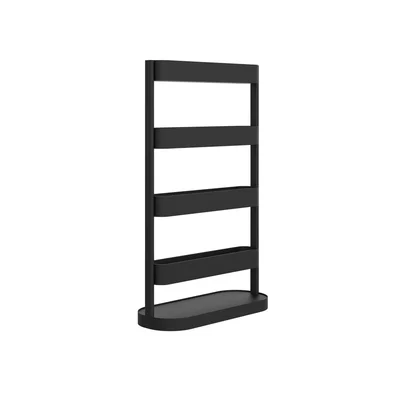 Стелаж RFG, метален Divider, въглеродна стомана, 1200 x 480 x 1980 mm, черен