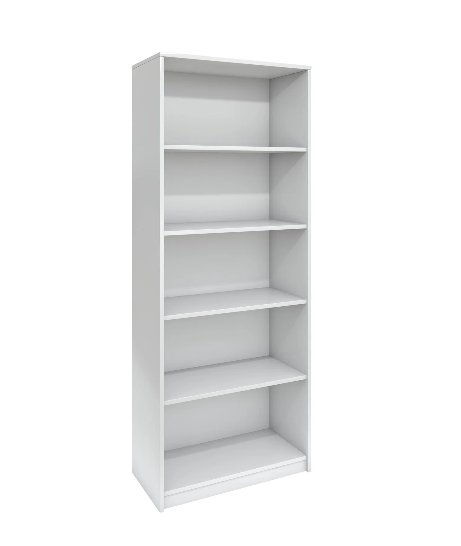 Bookcase RFG RS6 Monaco, 800 х 400 х 2000 mm, chipboard 18 mm, white