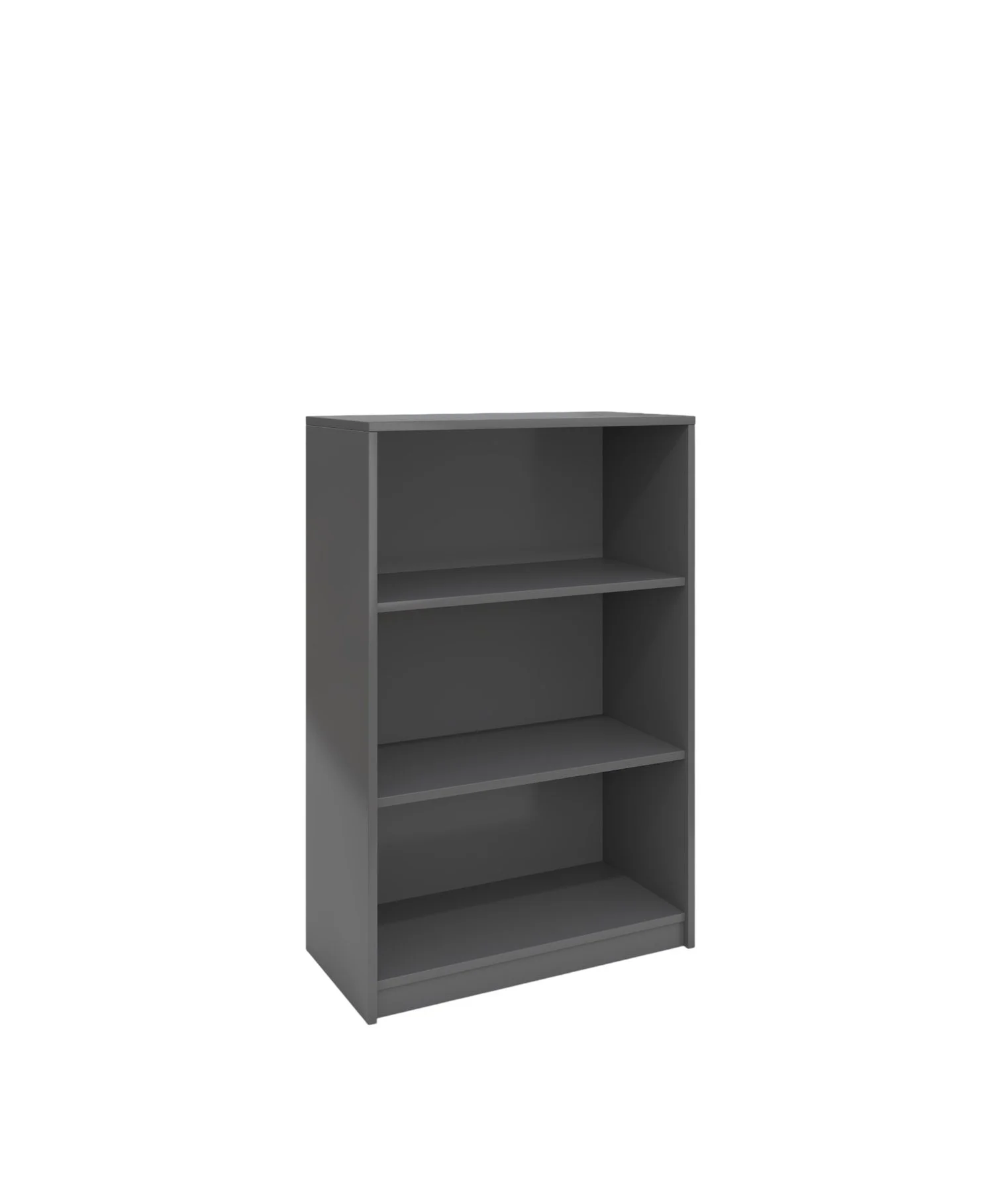 Bookcase RFG RS10 Parma, 800 х 400 х 1200 mm, chipboard 18 mm, pearl graphite