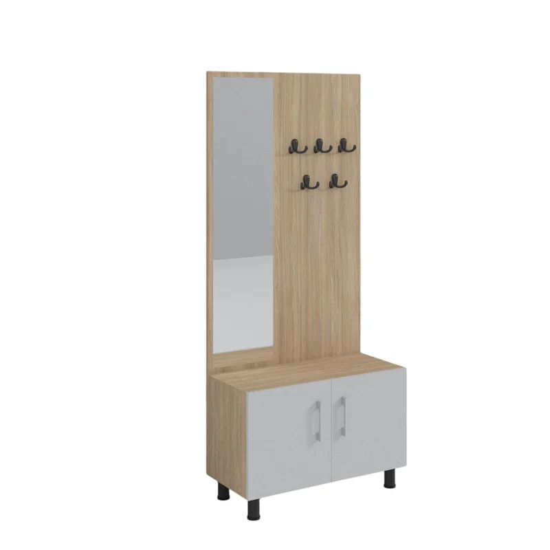 RFG Hallway door, 400 x 18 x 420 mm, grey, set of 2