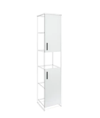 Врата RFG RV3 Monaco S3, 380 х 18 х 760 mm, ПДЧ 18 mm, 2 броя в комплект, бял