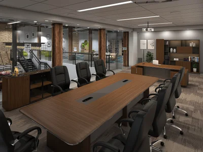 Cabinet RFG Parma, 2400 x 400 x 2000 mm, walnut and pearl graphite