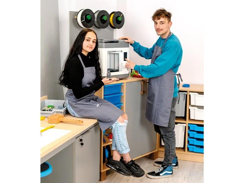 Nowa Szkola Cabinet for 3D Printer, with 3 containers