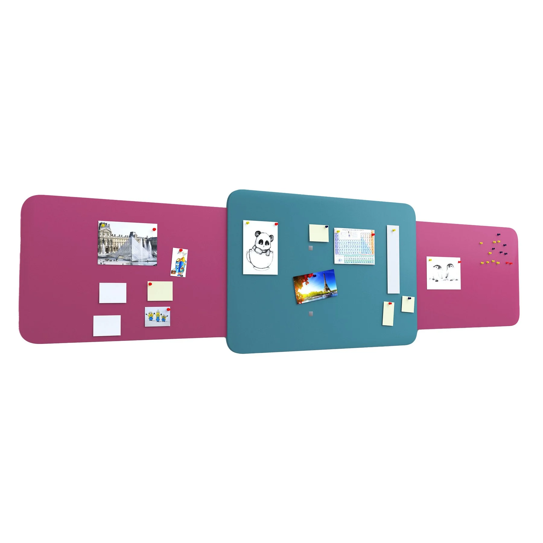 RFG Wall panel Dale, 3000 x 1000 mm, turquoise-violet