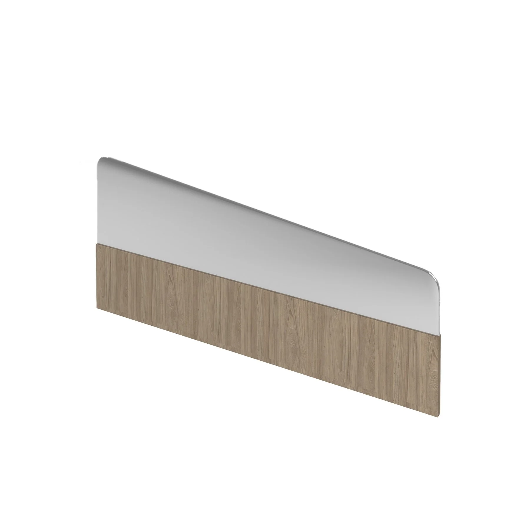 Desk Partition PST1, Glass, 140 x 54 cm, Luxury Colour
