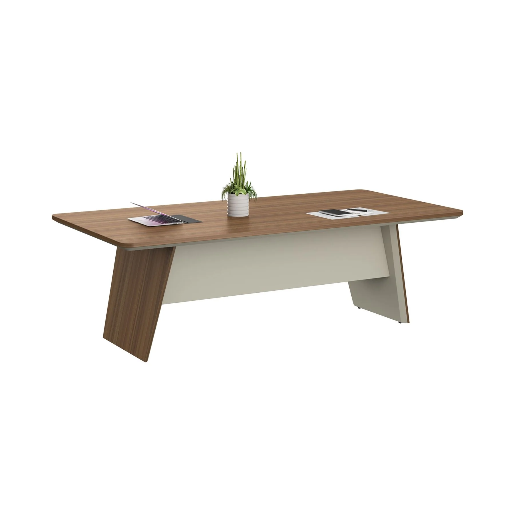 RFG Meeting table Elmaz, 3200 x 1200 x 760 mm, Australian oak and grey