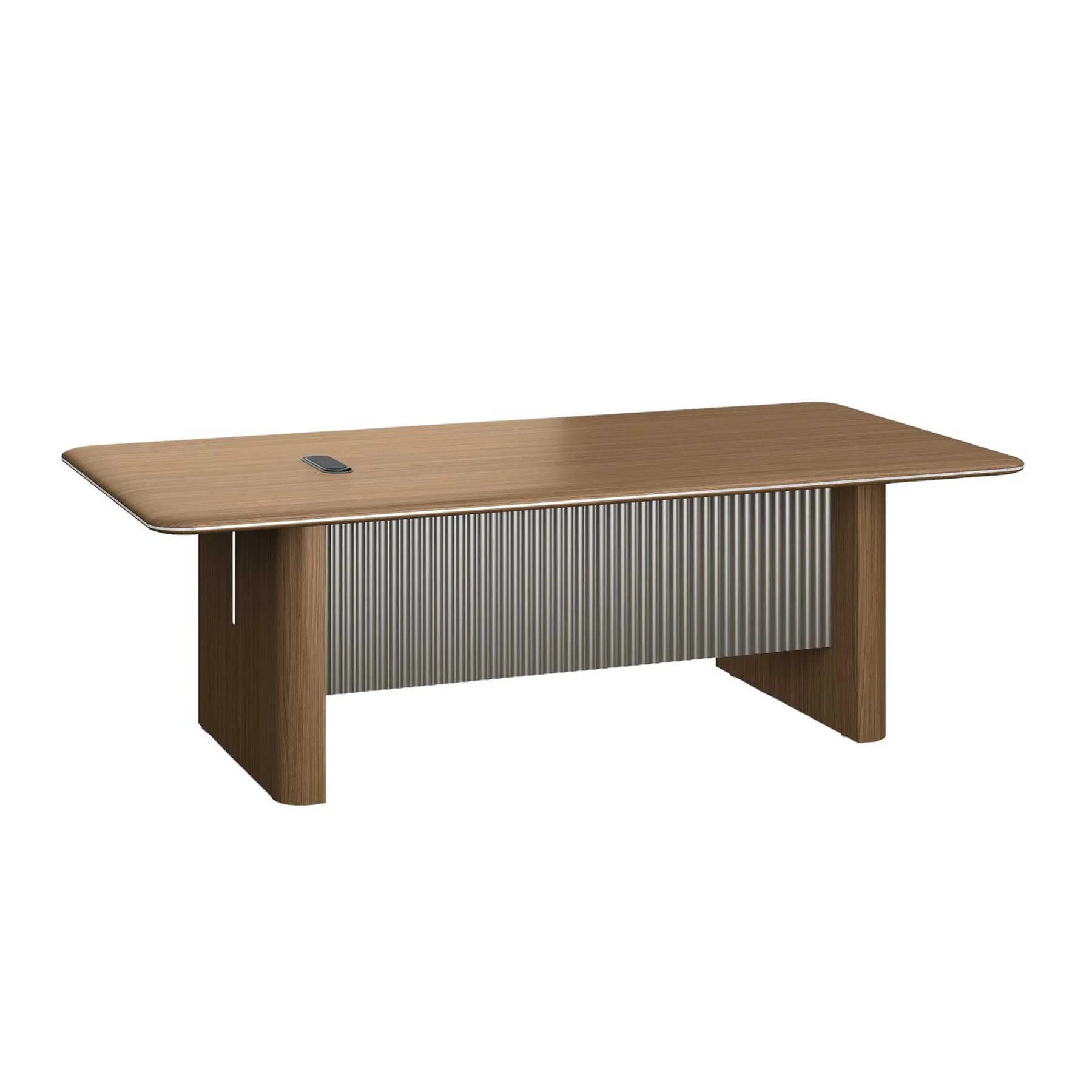 Conference Table RFG Parma, 2400 x 1200 x 750 mm, walnut and pearl graphite