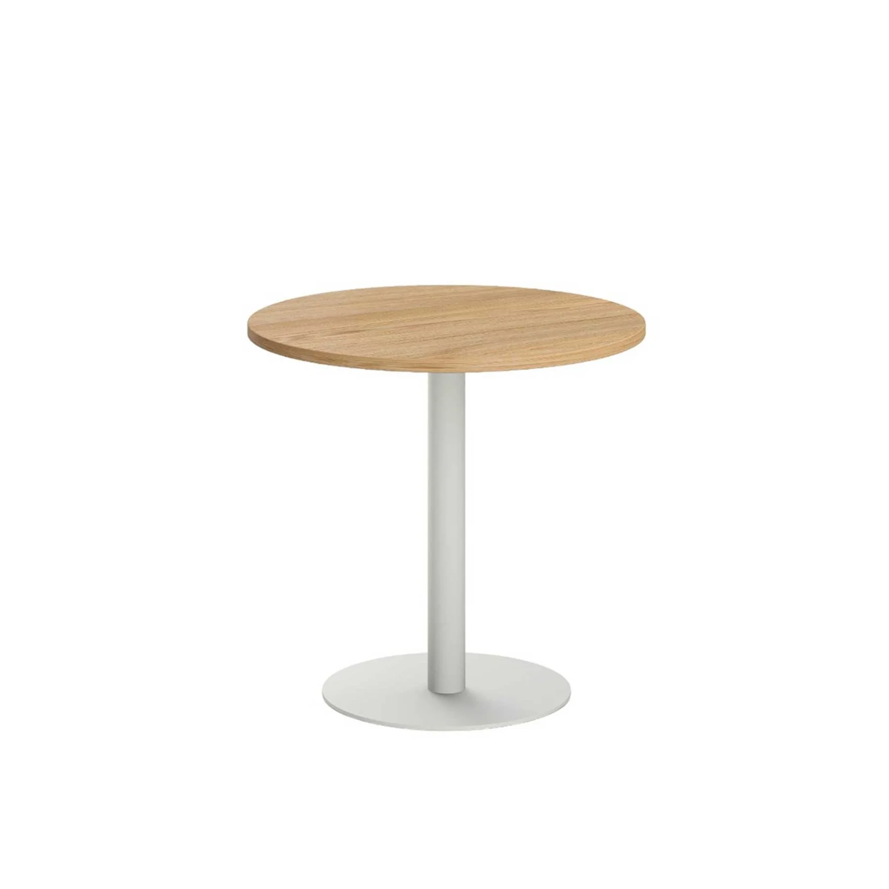 RFG Meeting Table Barry, 800 x 800 x 750 mm, VL ELM, white base