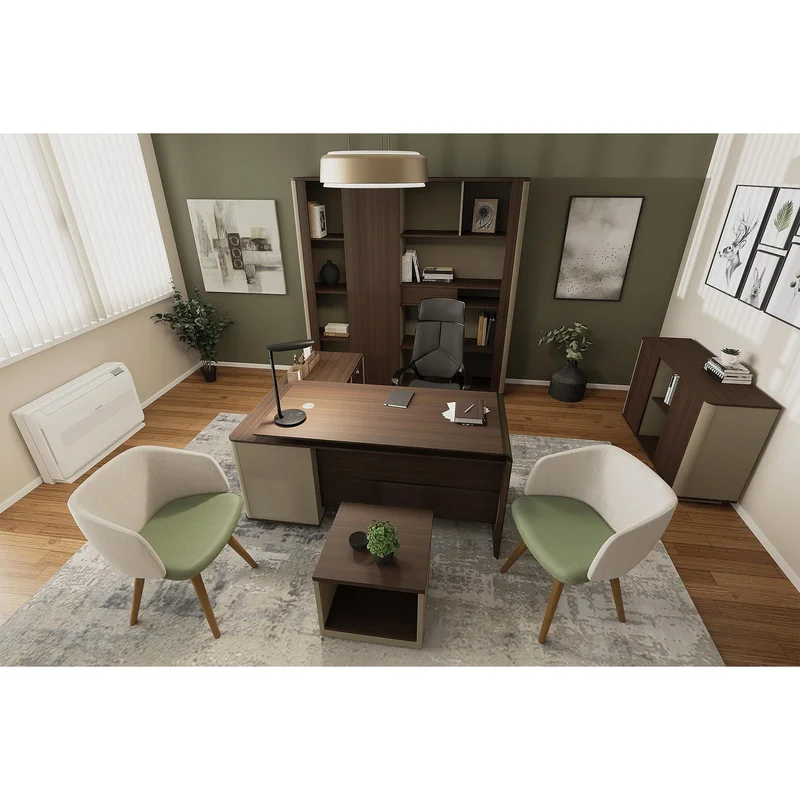RFG Low Table Lisbon, 500 x 500 x 420 mm, na oak and gray