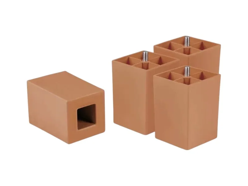 Nowa Szkola Feet blocks, 7 x 7 x 10 cm, 4 pieces