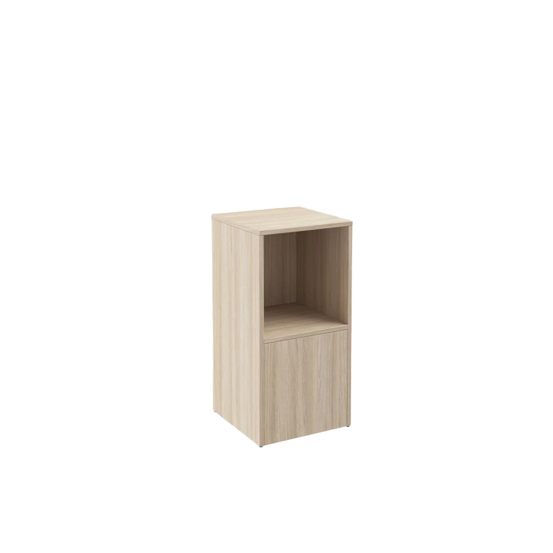 RFG Podium module PDM 8, open square, 400 x 400 x 800 mm, light oak
