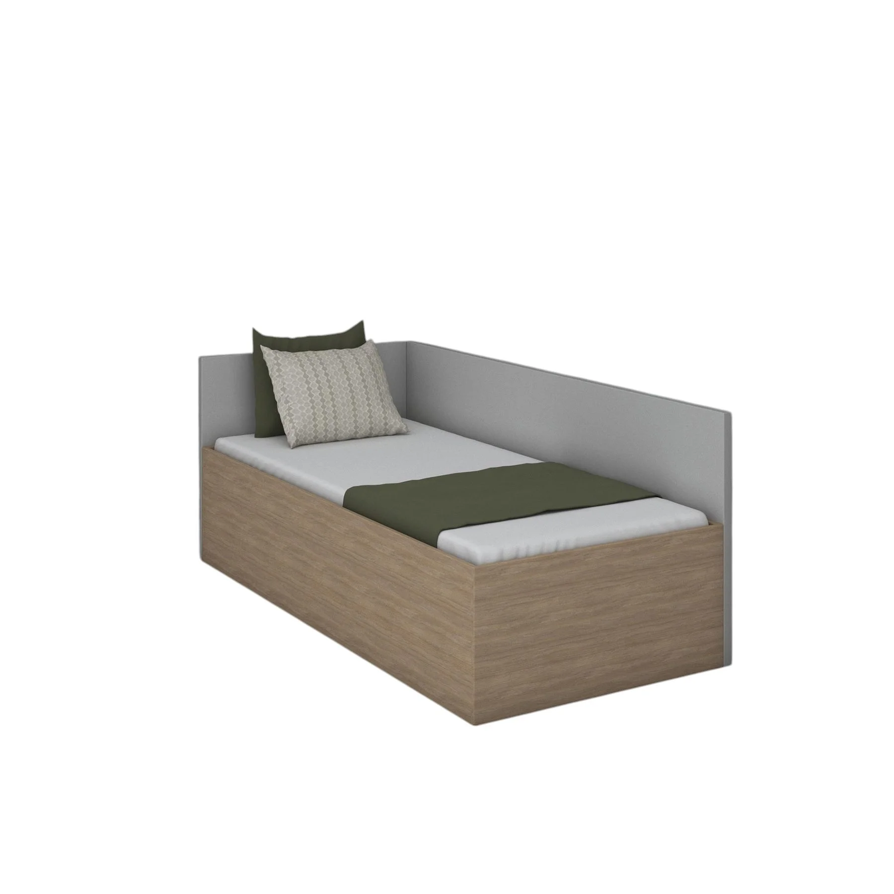RFG Side Panel for Single Bed, 2072 x 36 x 800 mm, grey