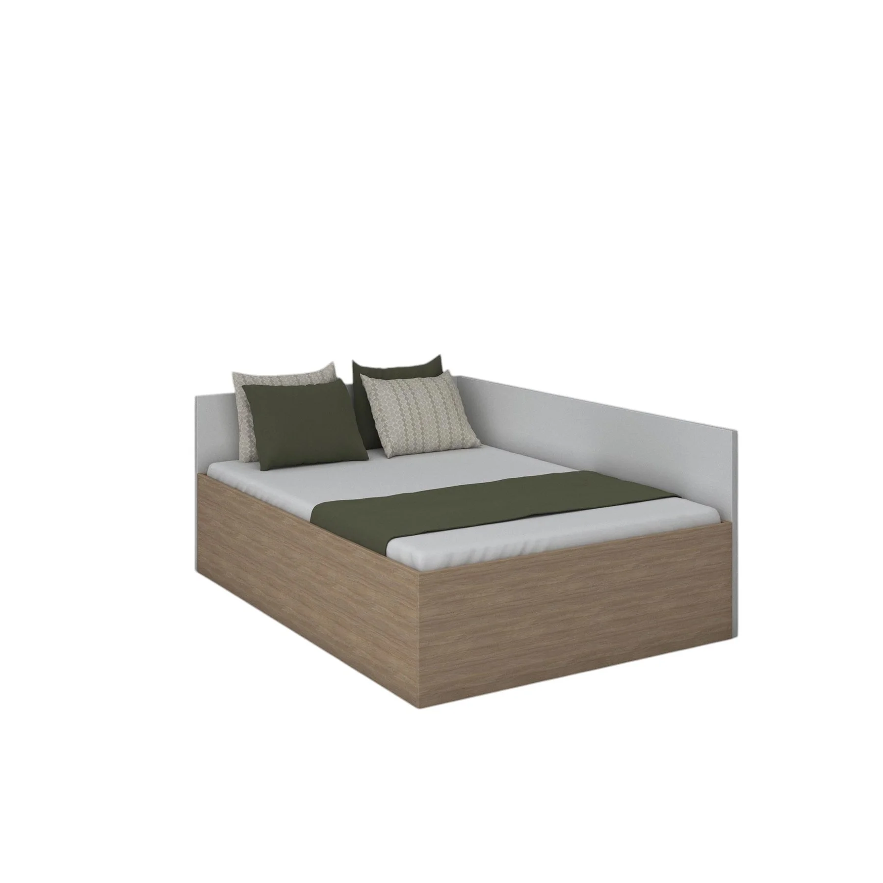 RFG Side panels for double bed, 2072 x 36 x 800 mm, white