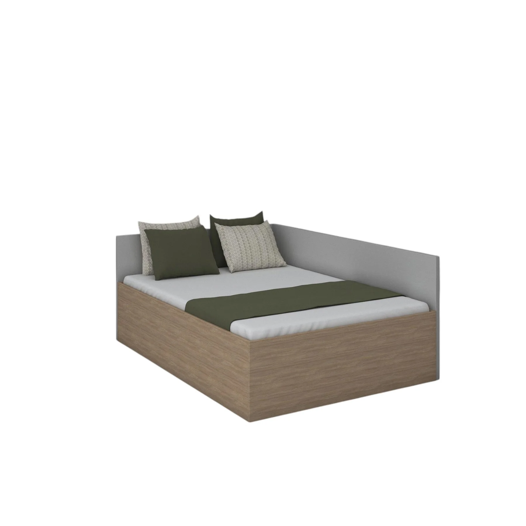 RFG Panel, Side, for Double Bed, 2072 x 36 x 800 mm, Grey