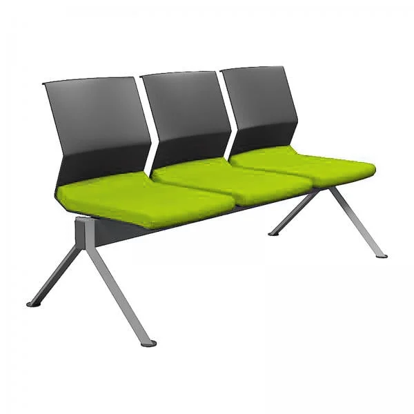 RFG Visitor Bench Lisa Black, 3-seater, green