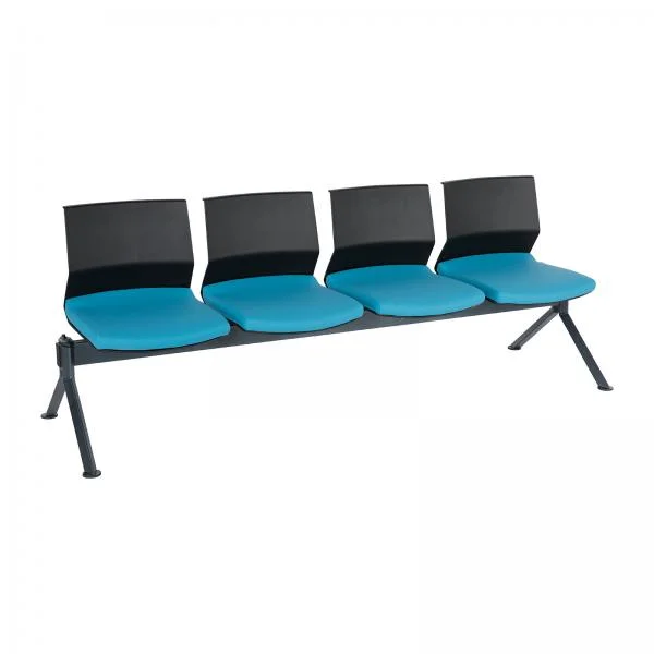 RFG Visitor bench Lisa Black, 4 seats, blue