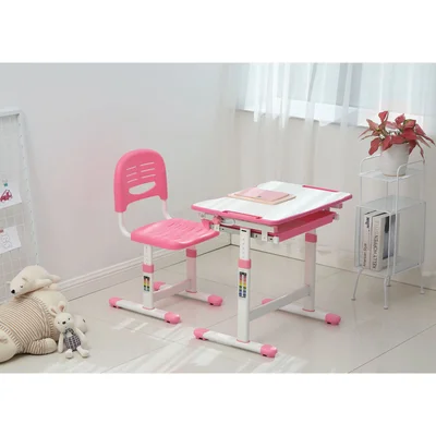 RFG Ergonomic School Desk and Chair Ergo Tech B201N, pink