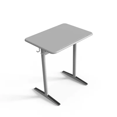 RFG School desk Riva, over grade VIII, 650 x 450 x 760 mm, grey