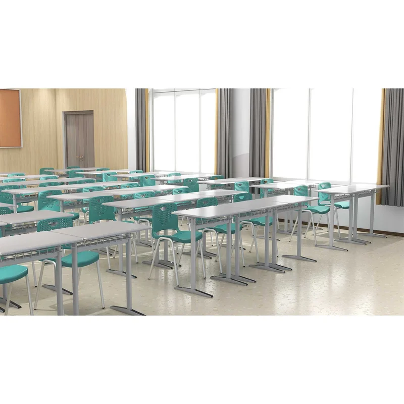 RFG School desk Riva, over grade VIII, 650 x 450 x 760 mm, grey