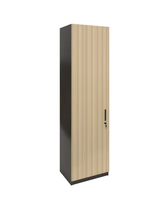 Wardrobe RFG Parma, single, 550 х 400 х 2000 mm, chipboard 18 mm, walnut and pearl graphite