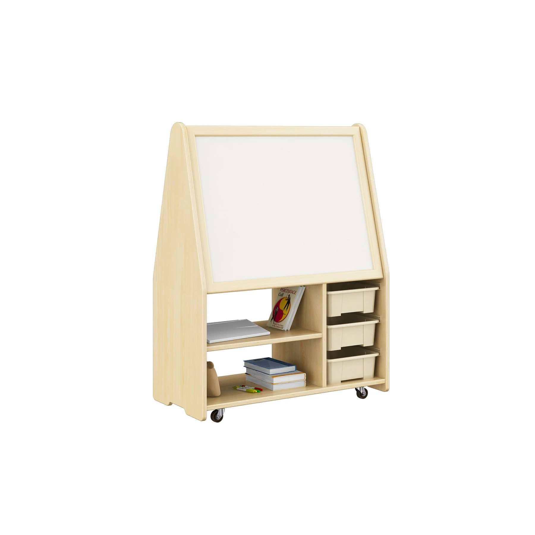 Drawing board RFG F101621, 3 trays, 18 mm plywood, 836 x 400 x 1080 mm
