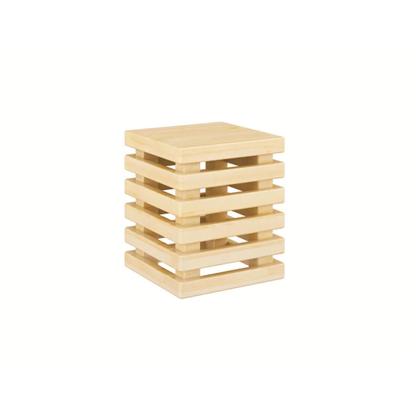 Stool RFG Smarty F300239, pine wood, 240 x 240 x 280 mm