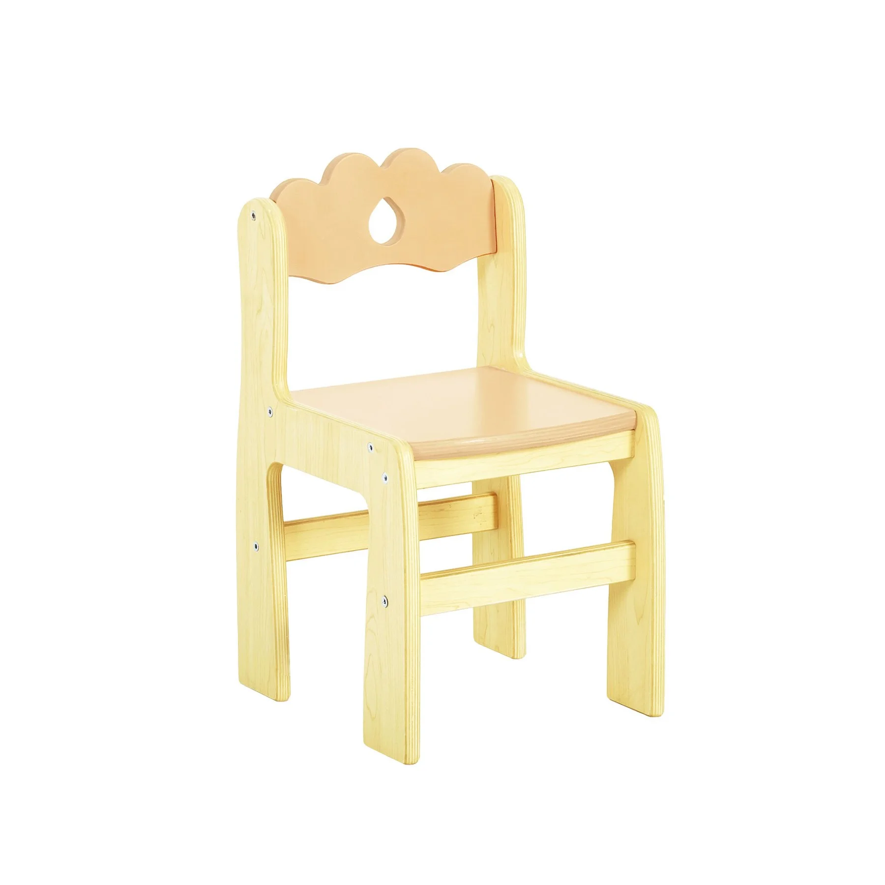 Kids chair RFG Puffy F101933, 300 x 328 x 554 mm, orange, set of 2