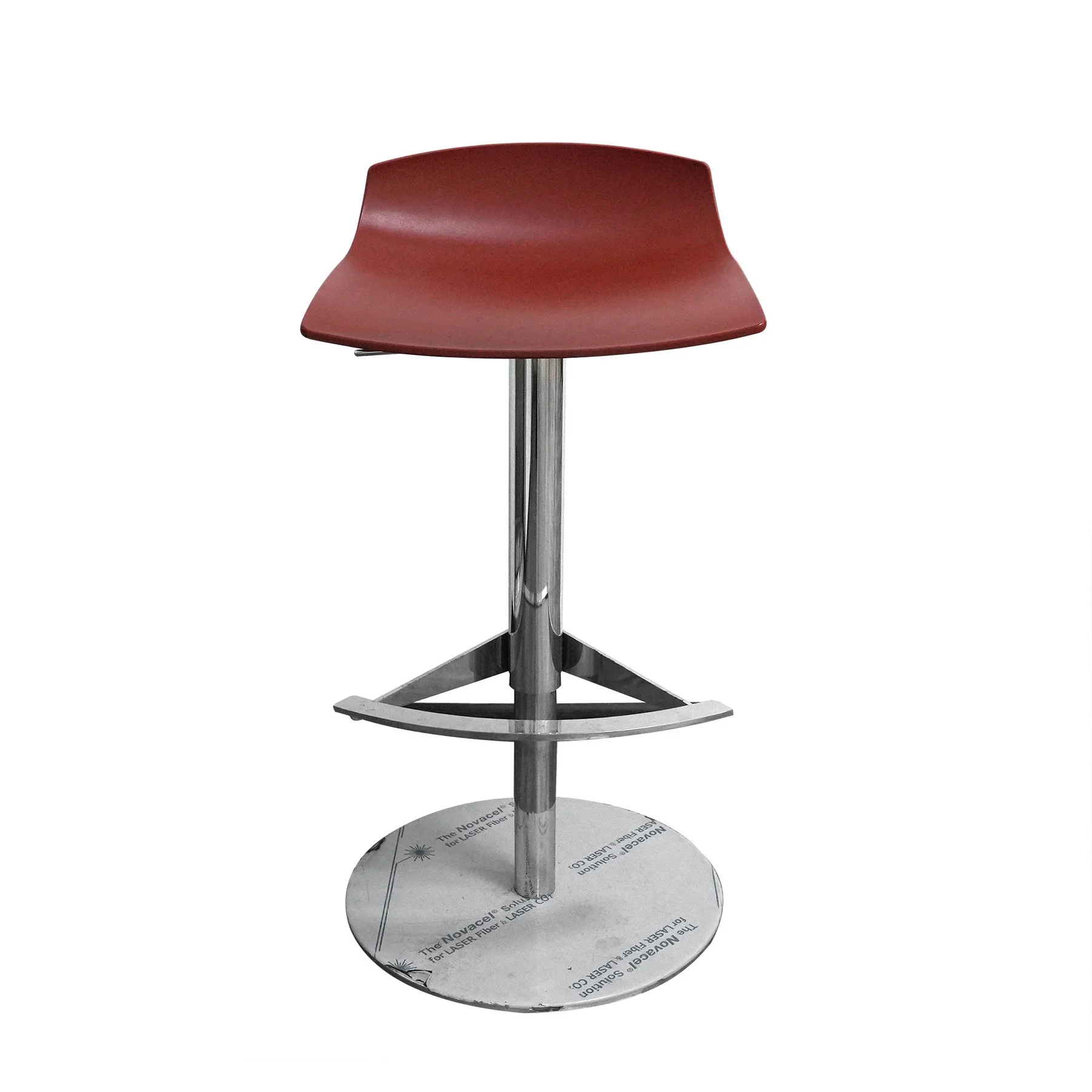 RFG Bar Stool X-Treme B Pro, anthracite and chrome, assembled sample
