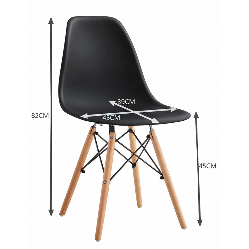 RFG Dining Chair Vassy Black, black