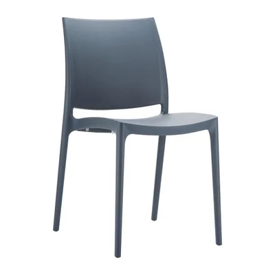 RFG Chair Milano, plastic, dark grey