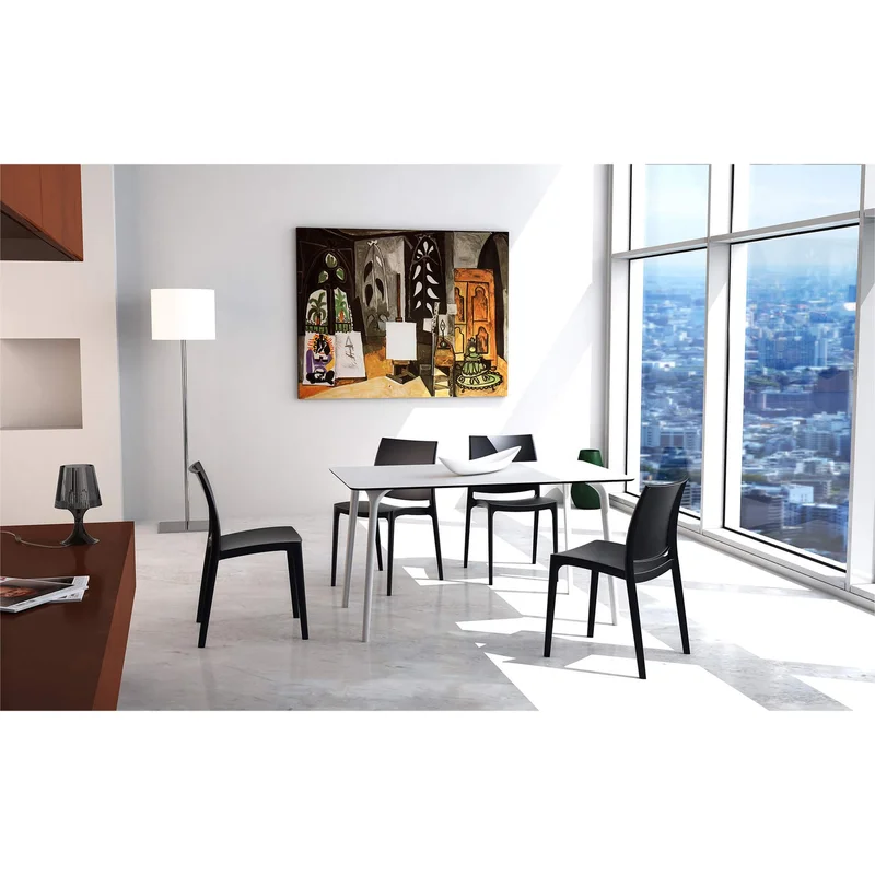 RFG Chair Milano, plastic, dark grey