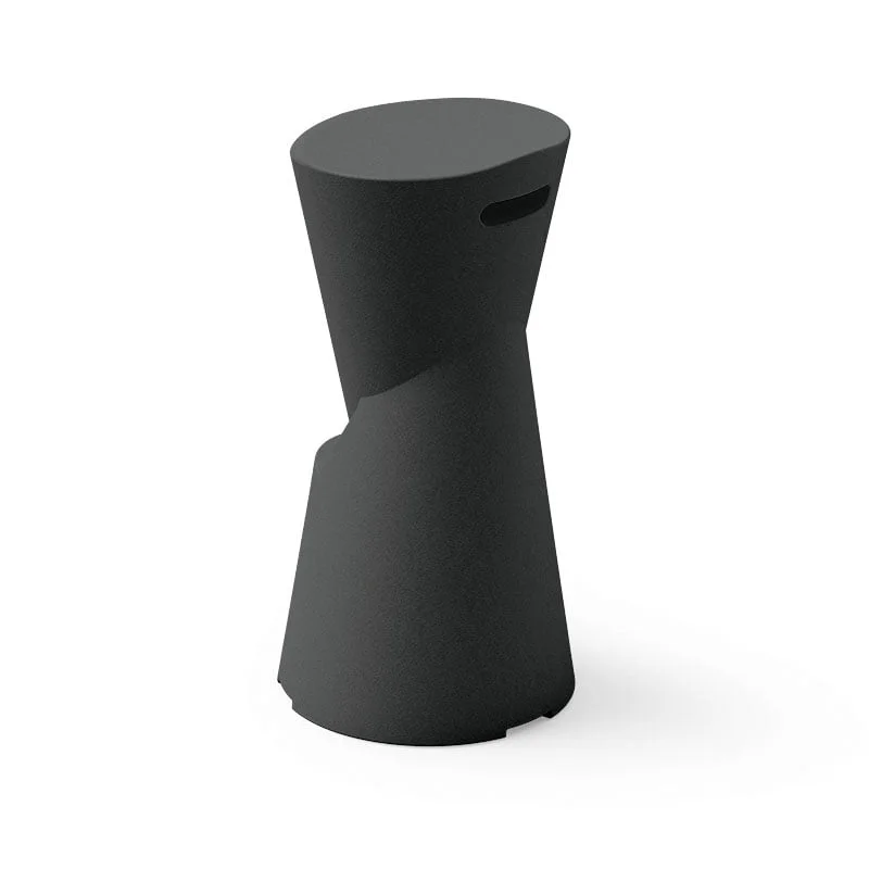 Lyxo Stool Sgabello Dot, height 75 cm, anthracite